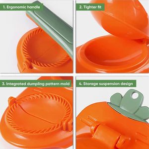 Moule à raviolis en plastique en gros d'usine, presse à raviolis manuelle 2 en 1 personnalisée, fabricant de momo - Product Image 2