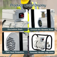 Hochleistungs-Elektrovibratormotor, 60 Hz, 2840 U/min, 220 V, 1,5 PS, koreanischer Typ, Betonvibrator
