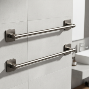 Porte-serviettes moderne à ventouse, multifonctionnel, sans perforation, solide, mural, pour salle de bain, écologique - Product Image 1