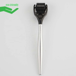 Écologique 0.5mm Réel Individuel 192 Aiguilles En Acier Inoxydable Avantages Pour La Peau <span class=keywords><strong>Cheveux</strong></span> Barbe <span class=keywords><strong>Dermaroller</strong></span> avec Tête De Rouleau Remplaçable - Product Image 2
