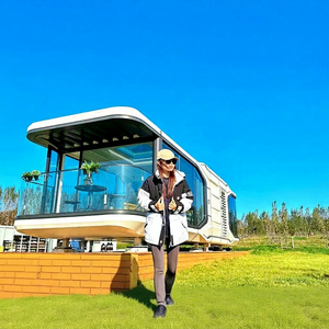 Farm Resort Smart <b>Hotel</b> <b>Modular</b> Technology Stainless Steel EPS Container House Prefabricated Camp Space Capsule - Product Image 1