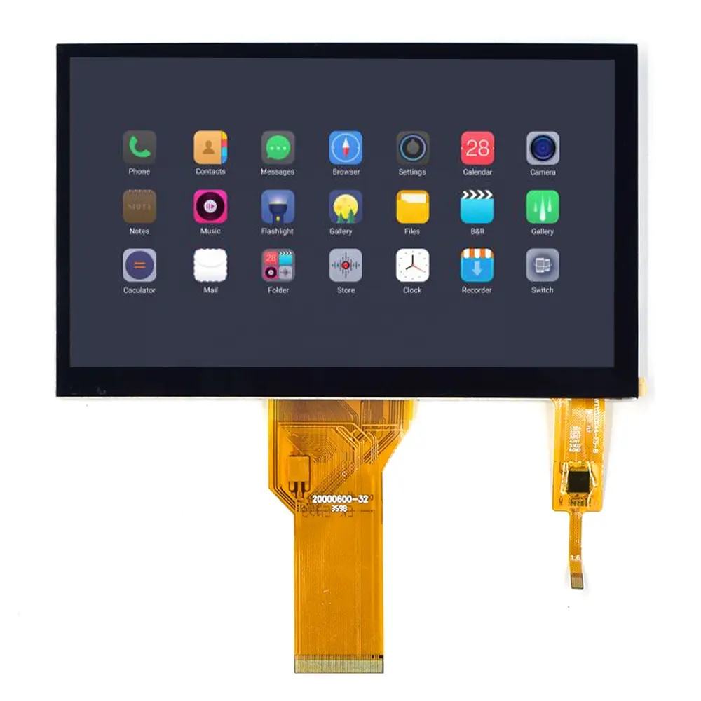 Lcd Manufacturer Outdoor Sunlight Available Innolux Display Lcd Tft 7" 1024x600/800x480 Dots FT5436/FT5426 Capacitive Touch Screen