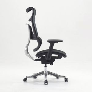 Haute qualité chaise de personnel de bureau ergonomique pivotant moderne réglable appui-tête Massage maille réglable Durable Nylon chaises de bureau - Product Image 6