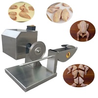 Prix usine automatique poisson poulet viande découpeuse canard beaf porc coupe trancheuse viande os sciage Cutter trancheuse