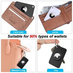 Porte-cartes portefeuille ultra mince airtag pour AirTag Tag Card <span class=keywords><strong>Flex</strong></span> Credit Card Wallet Case Holder for AirTag for Purse Handbag Backpack - Product Image 3