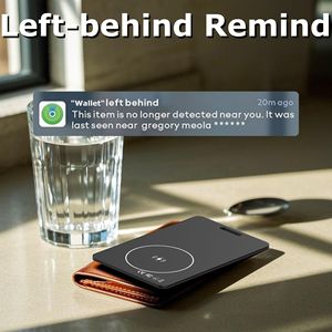 Nouveau traceur de positionnement tendance pour iOS, localisateur intelligent de clés avec fonction 'Localiser', recharge sans fil, pour portefeuille, animaux de compagnie, carte GPS de suivi - Product Image 4