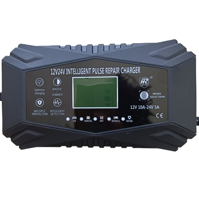 Hot Automatic 12V12A-24V6A  Automatic Smart Battery Charger Car Battery Charger for LiFePO4 Fast Battery Charger