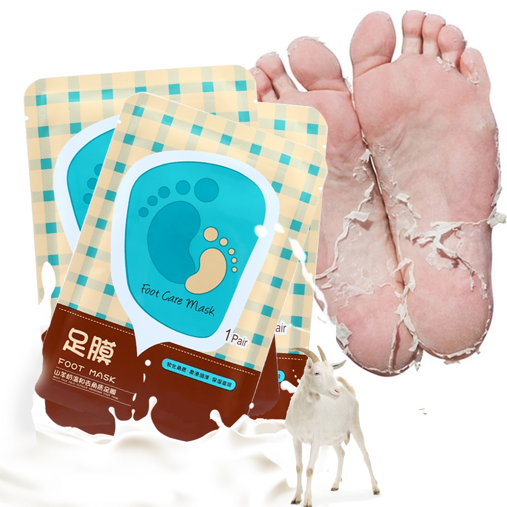 Отшелушивающая маска для ног из козьего молока Mascarilla Para Pies, маска для ног, средство для пилинга и ухода за кожей ног, увлажняющая маска для ног, отшелушивающая