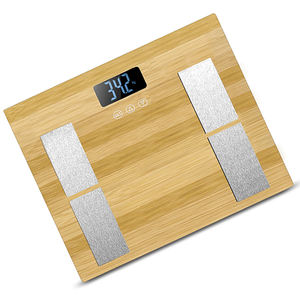 प्रकृति बांस प्लेटफॉर्म के साथ बीविज्ञान 200 किलोग्राम डिजिटल बॉडी फैट स्केल - Product Image 1