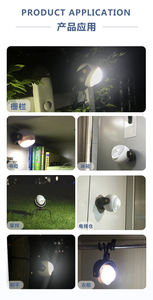 Draagbare Led-Bewegingssensor Licht Flexibele Statiefbasis Ip65 Waterdicht 120 Lm Outdoor Abs Magnetische Optie Beschikbaar Midden - Product Image 4