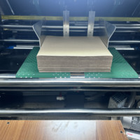 Machine à laminer semi-automatique pour carton ondulé, machine de montage de papier pour l'emballage de boîtes en carton