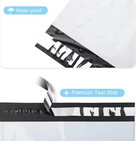 Fabrication bon marché recyclable sacs d'expédition express de courrier d'emballage de vêtements en poly sacs d'expédition en plastique personnalisés auto-adhésifs