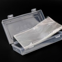 Boîte de rangement en plastique PP pour collection de billets commémoratifs, 100 pièces