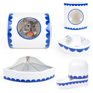 Toyota Totoro — bol à lapin fontaine d'eau, ensemble céramique, cage anti-morsure, bol d'alimentation, toilette de lapin - Product Image 2