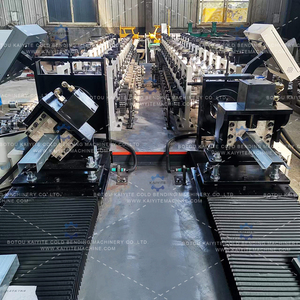 Mesin Pemotong dan Pembentuk Profil Hidrolik, Peralatan Roll Forming Terkontrol PLC untuk Profil Drywall Logam - Product Image 3