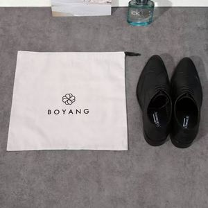 Custom Logo Cotton <b>Drawstring</b> Women's <b>Canvas</b> <b>Bags</b> Reusable Cotton <b>Canvas</b> Tote <b>Bag</b> Dust Packaging Shoe <b>Bag</b> - Product Image 6
