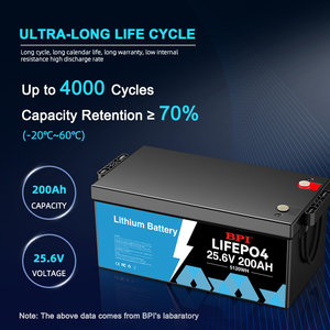 แบตเตอรี่ Safe Long Life 25.6V 100Ah/200Ah |   4000 รอบการใช้งาน |   บริการมาแล้ว 10 ปี |   ไม่ต้องบำรุงรักษา |   สำรองข้อมูลเชิงพาณิชย์สำหรับบ้าน - Product Image 4