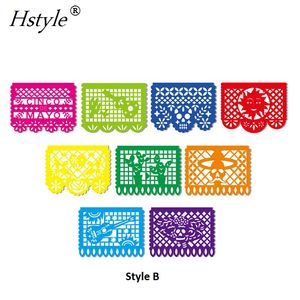 Banderole de décoration pour le carnaval, banderole rectangulaire colorée de la Fiesta mexicaine, fournitures pour fête de la mort S229 - Product Image 3