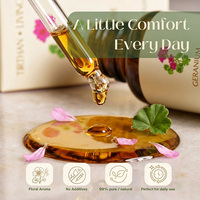Huile essentielle de géranium, 30 ml, huile essentielle pure, huile d'aromathérapie naturelle pour diffuseur, soin de la peau, massage et fabrication de bougies DIY