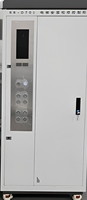 Simulador de control y mantenimiento de elevadores de doble unidad, de cuatro niveles, metálico, transparente, controlado por PLC de doble conexión