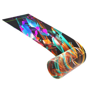 सुपर स्लिम एलईडी डिस्प्ले लचीला पारदर्शी होलोग्राफिक 3 डी ग्लास विज्ञापन स्क्रीन शॉप विंडो डिजिटल साइनेज - Product Image 3