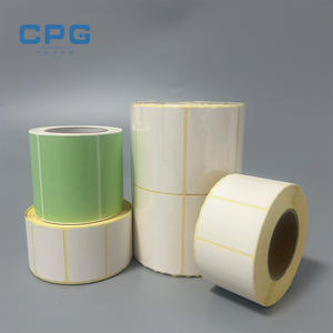 Factory Custom Wholesale High Quality Express Waybill Barcode <b>Sticker</b> 4x6 100x150mm Thermal Shipping Label Roll - Product Image 1