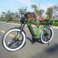 Vélo Électrique Tout-Terrain 750W Pneus Larges 48V 15Ah Batterie Grande Capacité 26 Pouces VTT Électrique Puissant