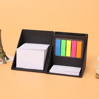 Boîte de papier pliable avec impression de logo personnalisé bloc-notes cube avec porte-stylo bloc-notes de forme carrée pour papeterie scolaire de bureau