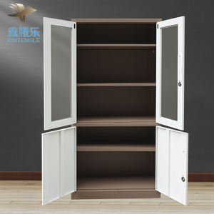 Armoire de rangement moderne en acier avec serrure à clé pour dossiers dentaires, petites pièces, pour bureau, entrepôt, école et salle de sport, avec design pliable - Product Image 2