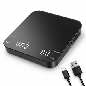 เครื่องชั่งน้ำหนักอาหารอัจฉริยะแบบดิจิตอลอเนกประสงค์ USB Batteries 3000G 0.1G  วัสดุ ABS ทนทาน สำหรับใช้ในครัวเรือน ชั่งกาแฟได้ - Product Image 1