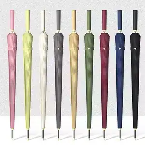 도매 판촉 사용자 정의 자동 양산 파라솔 소형 휴대용 비 자동 방풍 3 접는 우산
