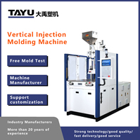 Machine de moulage par injection électrique verticale semi-automatique rotative, servo-électrique, multi-stations, haute productivité pour les textiles