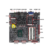Intel Celeron3855U Integrado I5/ I7 para POS/ATM Quiosco Señalización digital Sala de estar PC H81 Chipset ITX Factor de forma