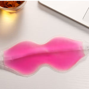 Pink Reusable Ice Eye Mask, Cooling Eye Cover, eficaz para aliviar círculos escuros e inchaço - Product Image 3