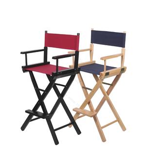 Vente directe d'usine de chaises de réalisateur pliables portables abordables en bois massif et alliage d'aluminium, chaises de pêche d'extérieur. - Product Image 3