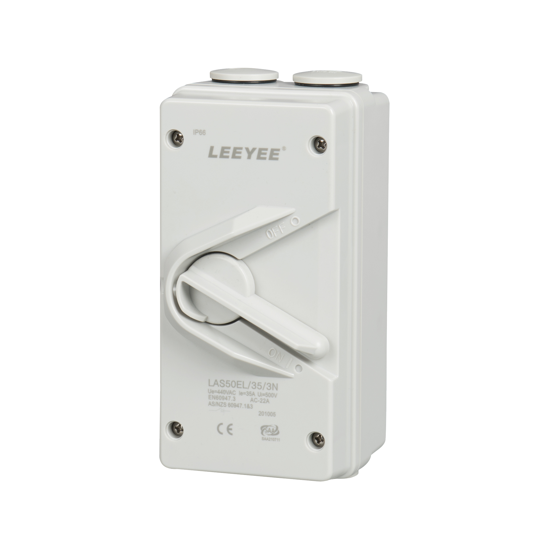 Waterproof <strong>Isolator</strong> <strong>Switch</strong> 500VAC 35A 3P IP66 AC Isolation Three <strong>Phases</strong> Electrical <strong>Switches</strong>