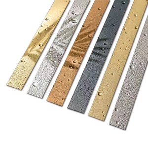 แผ่นเหล็กสแตนเลสสำหรับตกแต่งผนังเฟอร์นิเจอร์ตู้เสื้อผ้าแผ่นกระจกสีทองแผ่นเรียบ - Product Image 4