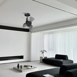 Mini Plafondventilator, Kleine Hoekventilator, Rustige Borstelloze <span class=keywords><strong>DC</strong></span>-Motorventilator Voor Café Woonkamer Eetkamer Slaapkamer Studeerkamer Kleine Ruimte - Product Image 3