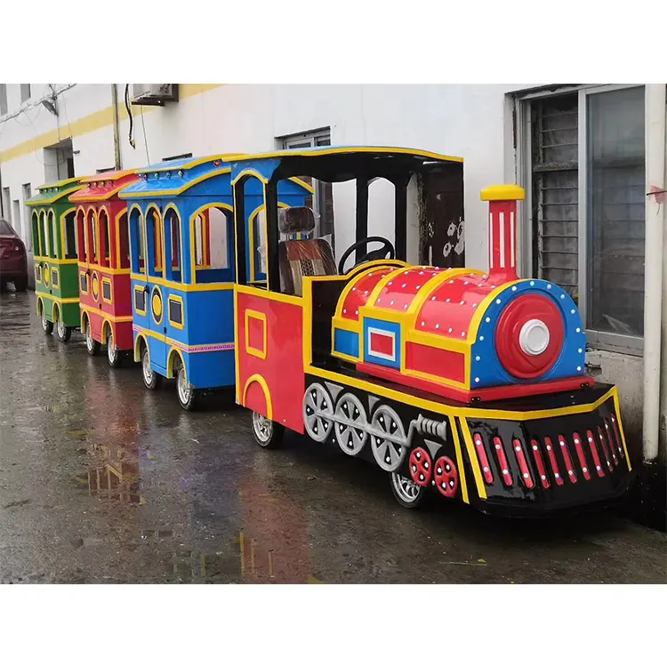 Barato preço do parque de diversões ao ar livre trem do centro elétrico trains