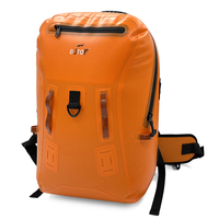 Sac à dos de voyage étanche et hermétique personnalisé pour l'extérieur, fermeture éclair, capacité de 60 L, bandoulière arquée pour la plongée, la randonnée, le camping, le kayak