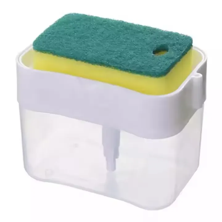 Kotak wadah cairan otomatis, kotak deterjen tipe tekan dapur, artefak cuci piring, kain pembersih otomatis