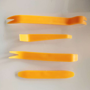 Car Interior Pry <b>Bar</b> Set 4 Piece Plastic Repair Tool Claw <b>End</b> For Audio Panel Removal DIY Auto Fixing Kit - Product Image 1