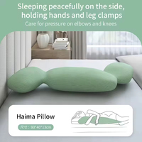 Oreiller en mousse à mémoire de forme pour tout le corps avec housse amovible, texture douce, idéal pour dormir sur le côté et sur le ventre, soutien et relaxation pour tout le corps