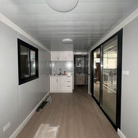 Prezzi Eccezionali Casa Container da 20 Piedi in Acciaio Resistente per Ufficio e Abitazione Monolocale, Adatta a Tutte le Stagioni, Resistente al Freddo e al Calore