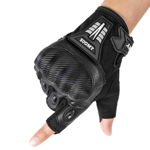 SUOMY <span class=keywords><strong>gants</strong></span> de moto demi-doigt rétro été respirant <span class=keywords><strong>gants</strong></span> de moto sans doigts femmes anti-dérapant PVC coque <span class=keywords><strong>vtt</strong></span> <span class=keywords><strong>gants</strong></span> équipement - Product Image 2