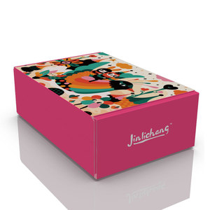 Tùy Chỉnh Có Thể Tái Chế Sóng Giấy Bưu Phẩm Hộp UV In Ấn Dập Nổi Thiết Kế Cho Mỹ Phẩm Trang Điểm Công Cụ Bao Bì Hộp Độc Đáo - Product Image 5