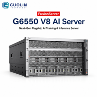 Serveur GPU FusionServer G6550 V8, serveur en rack 6U, formation IA, apprentissage profond, calcul haute performance, serveur de calcul GPU