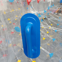 Tube roulant gonflable boule de zorbing rouleau d'eau TPU cylindre roulant boule de zorb tube de marche bulle gonflable PVC roue humaine