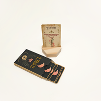 Jeu de cartes Oracle de la Lune à impression personnalisée avec dorure à chaud, bords dorés de haute qualité, cartes de tarot et d'oracles avec boîte de rangement