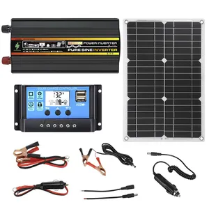 Reiner Wellen wechsel richter Smart Solar Laderegler DC12V bis 220V 110V Auto detektiv Solar System Wechsel richter Controller Solar panel